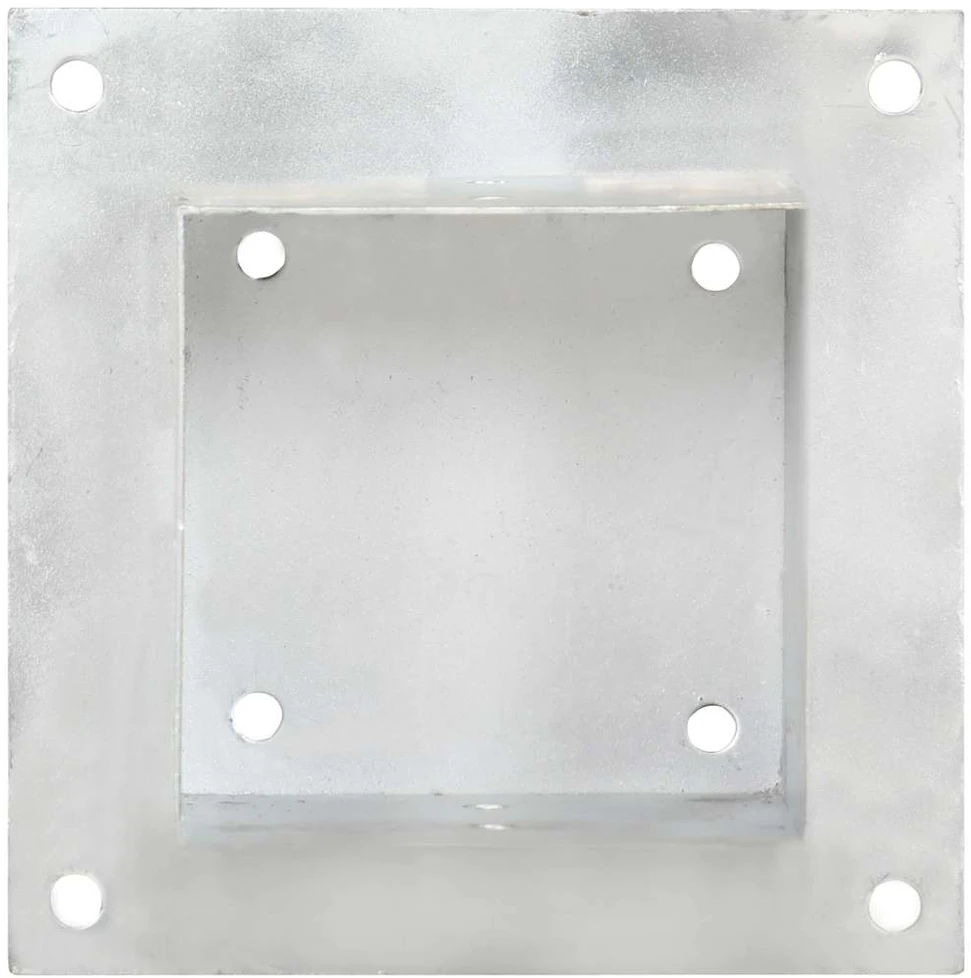 Stulpų pagrindai, 4vnt., galvanizuotas metalas, 141mm
