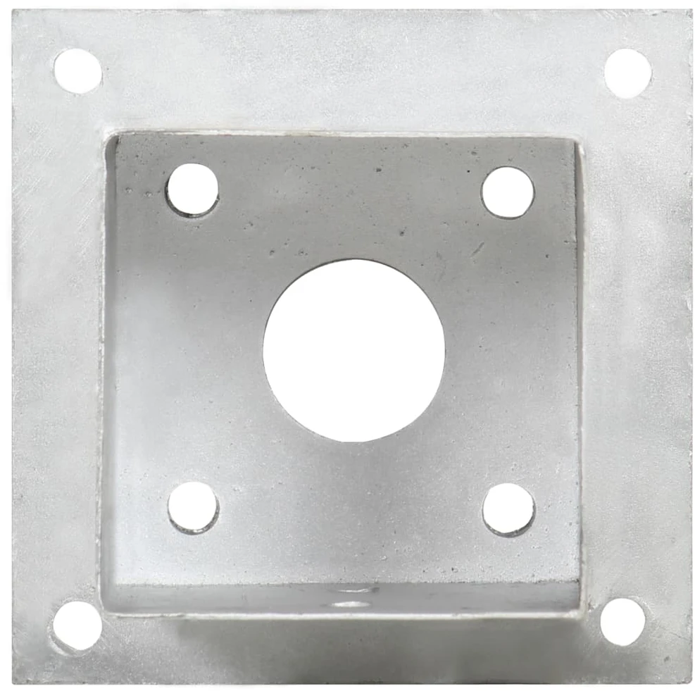 Stulpų pagrindai, 4vnt., galvanizuotas metalas, 101mm