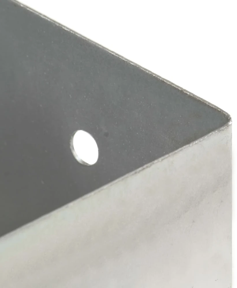 Stulpų pagrindai, 4vnt., galvanizuotas metalas, 91mm