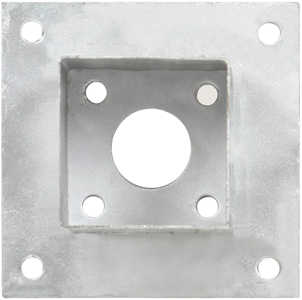 Stulpų pagrindai, 4vnt., galvanizuotas metalas, 81mm