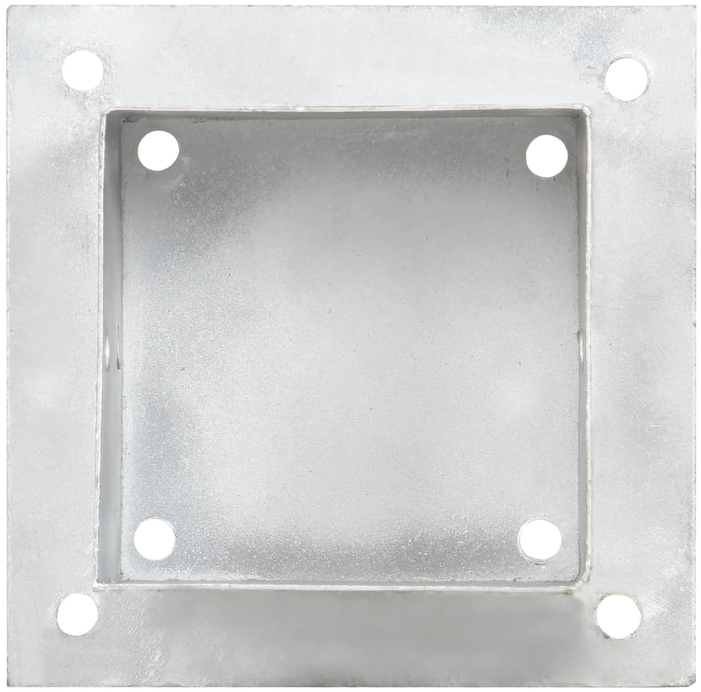 Stulpų pagrindai, 4vnt., galvanizuotas metalas, 121mm