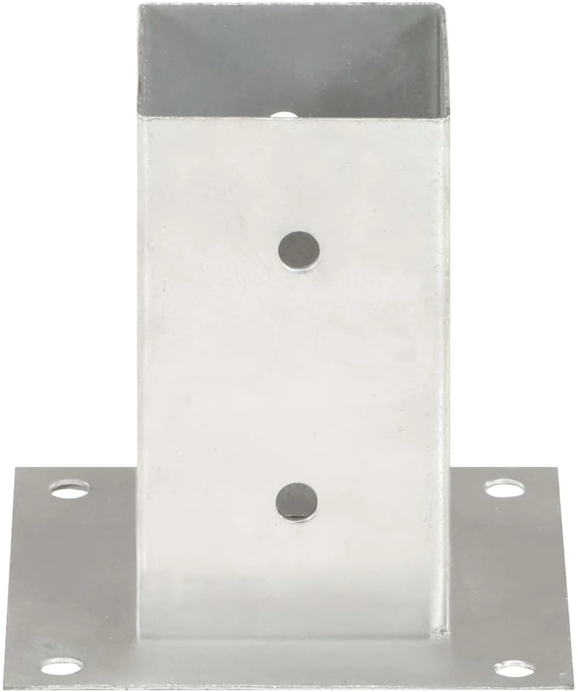 Stulpų pagrindai, 4vnt., galvanizuotas metalas, 81mm