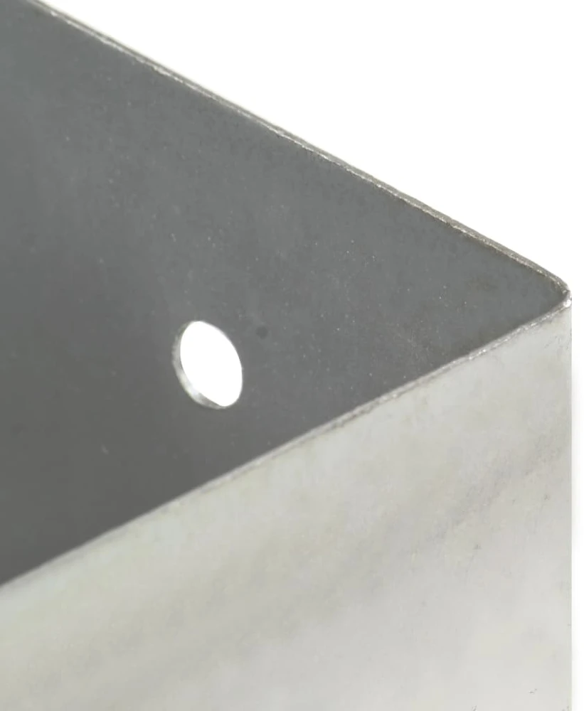 Stulpų pagrindai, 4vnt., galvanizuotas metalas, 121mm