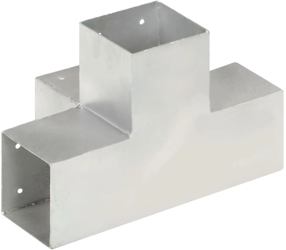 Stulpų sujungimai, 4vnt., 101x101mm, metalas, X formos