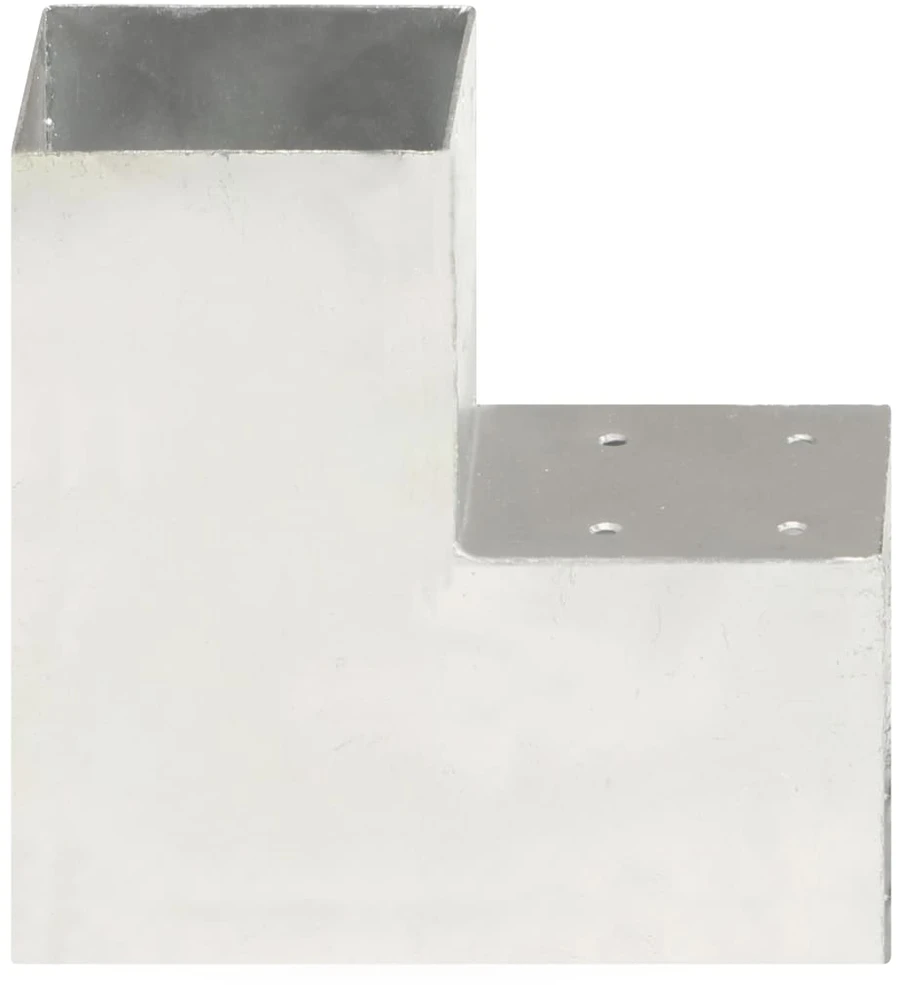 Stulpų sujungimai, 4vnt., 101x101mm, metalas, L formos