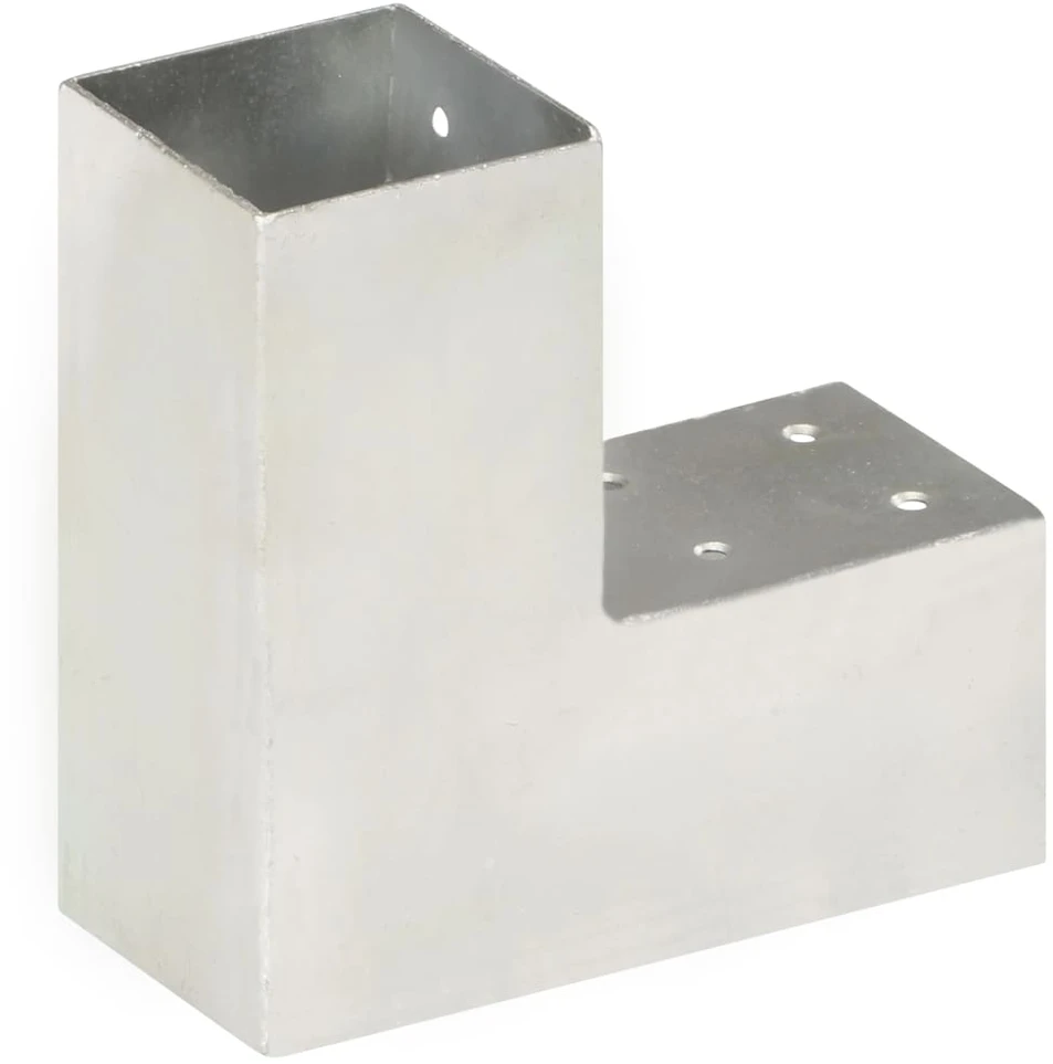 Stulpų sujungimai, 4vnt., 71x71mm, metalas, L formos