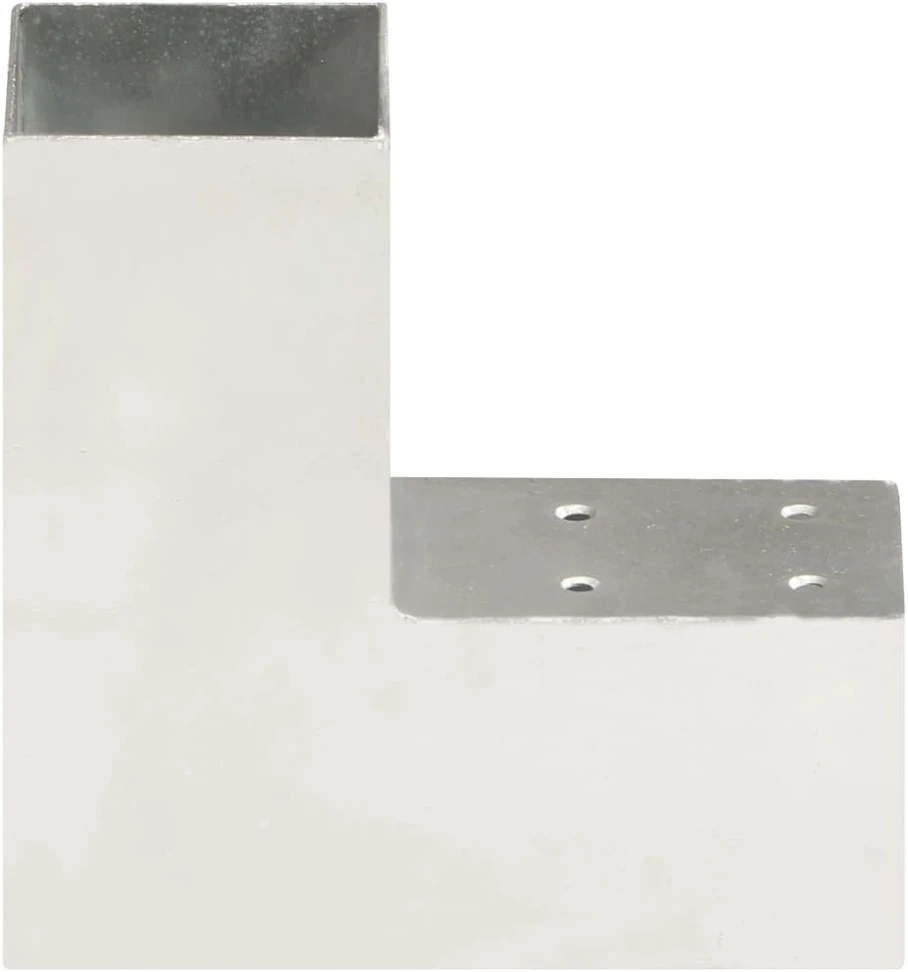 Stulpų sujungimai, 4vnt., 71x71mm, metalas, L formos