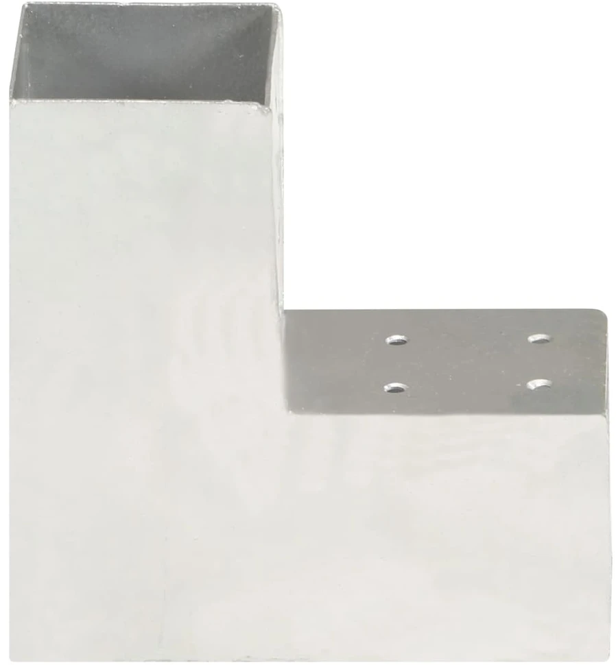 Stulpų sujungimai, 4vnt., 81x81mm, metalas, L formos