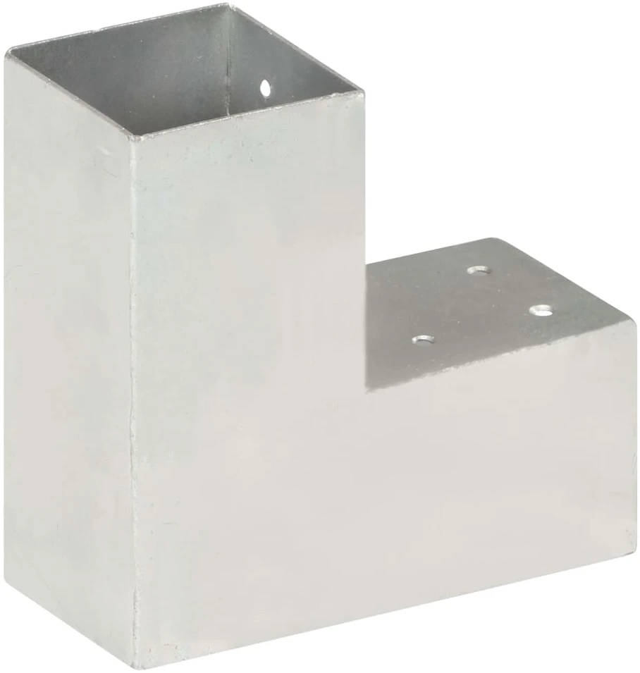 Stulpų sujungimai, 4vnt., 81x81mm, metalas, L formos