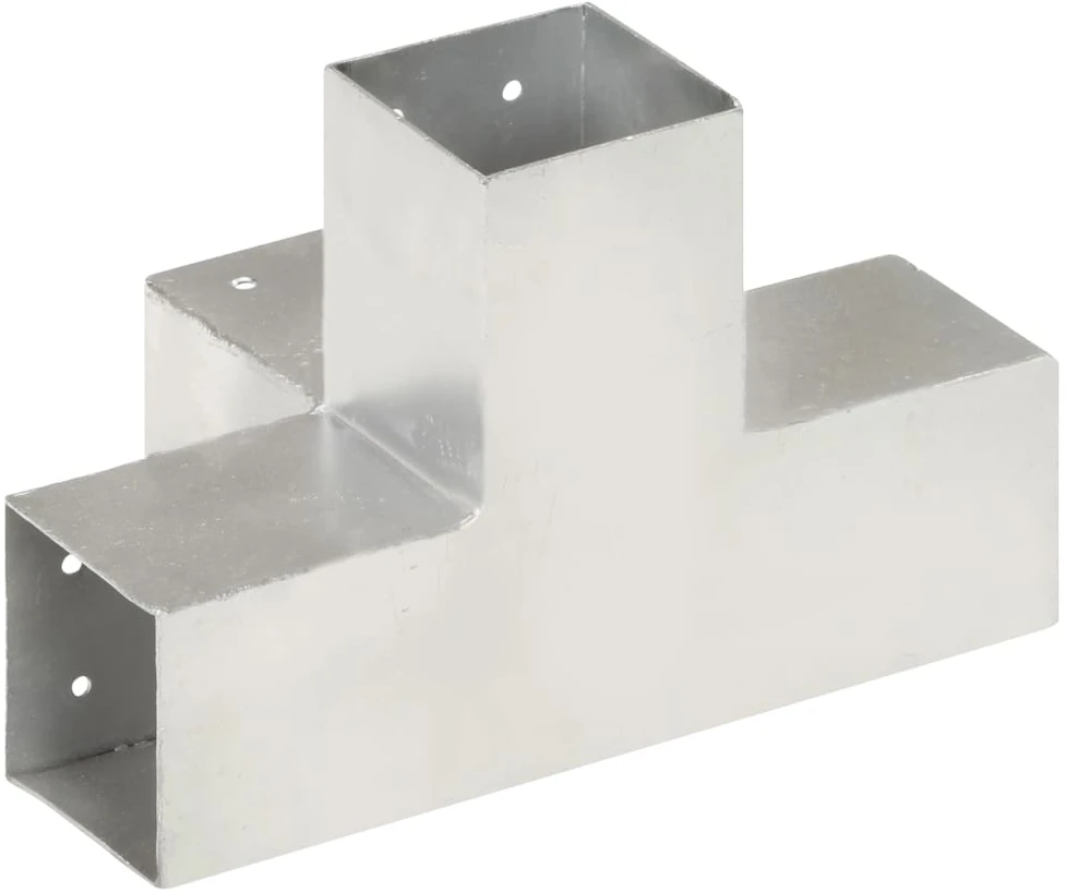 Stulpų sujungimai, 4vnt., 81x81mm, metalas, X formos