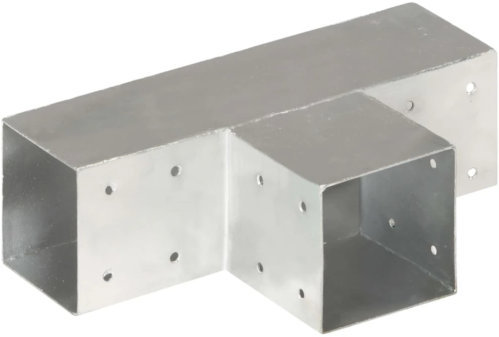 Stulpų sujungimai, 4vnt., 91x91mm, metalas, T formos
