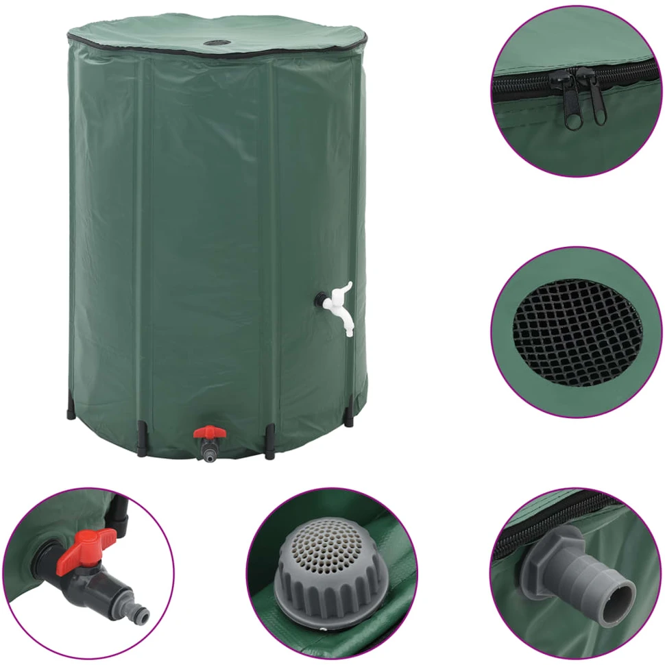 Sudedama Lietaus Vandens Talpa 500 l