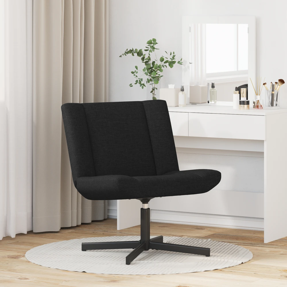 Fotelis Sukamasis krėslas Juoda 63 x 75 x 76 cm audinys
