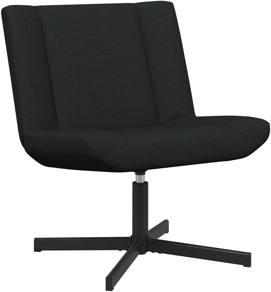 Fotelis Sukamasis krėslas Juoda 63 x 75 x 76 cm audinys