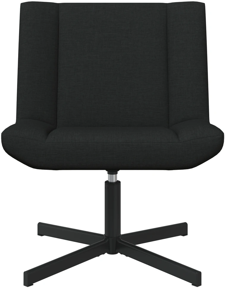 Fotelis Sukamasis krėslas Juoda 63 x 75 x 76 cm audinys