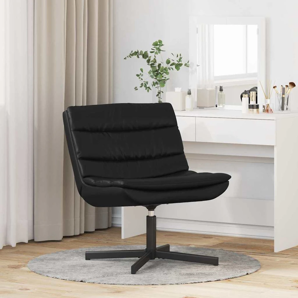 Fotelis Sukamasis krėslas Juoda 63 x 75 x 76 cm Dirbtinė oda