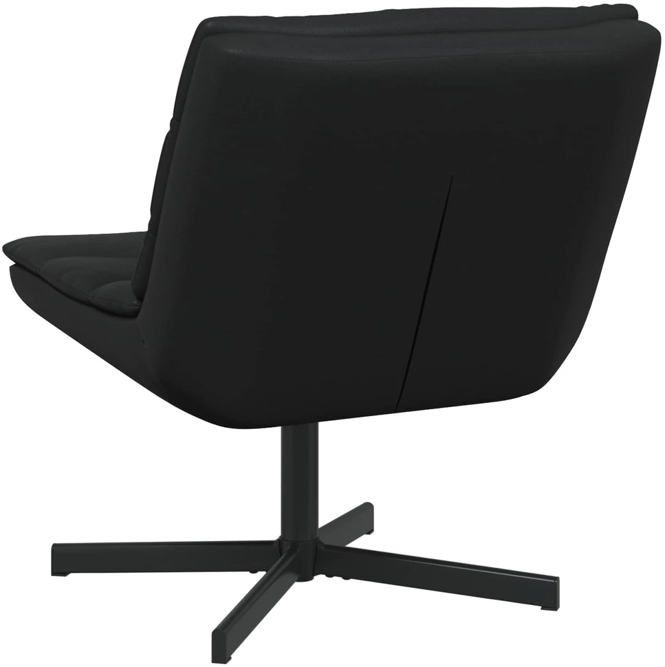 Fotelis Sukamasis krėslas Juoda 63 x 75 x 76 cm Blizgantis PU