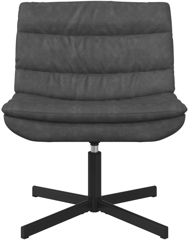 Sukamasis krėslas Juoda 63 x 75 x 76 cm Antikinis PU