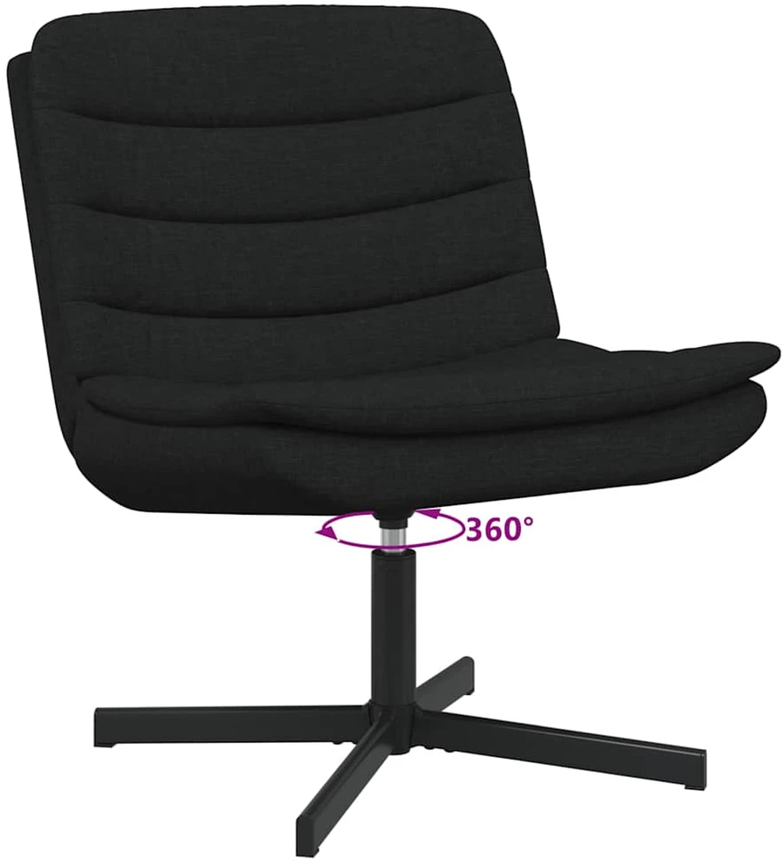 Sukamasis krėslas Juoda 63 x 75 x 76 cm audinys
