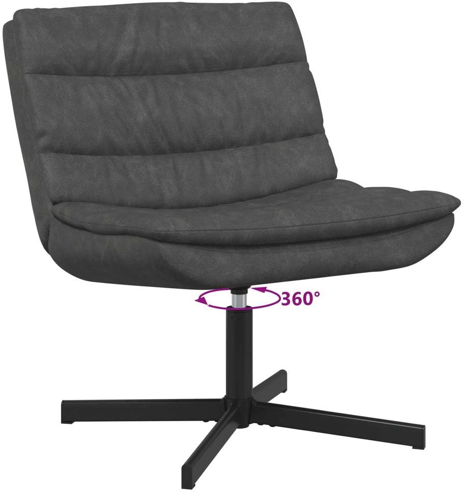 Sukamasis krėslas Juoda 63 x 75 x 76 cm Antikinis PU