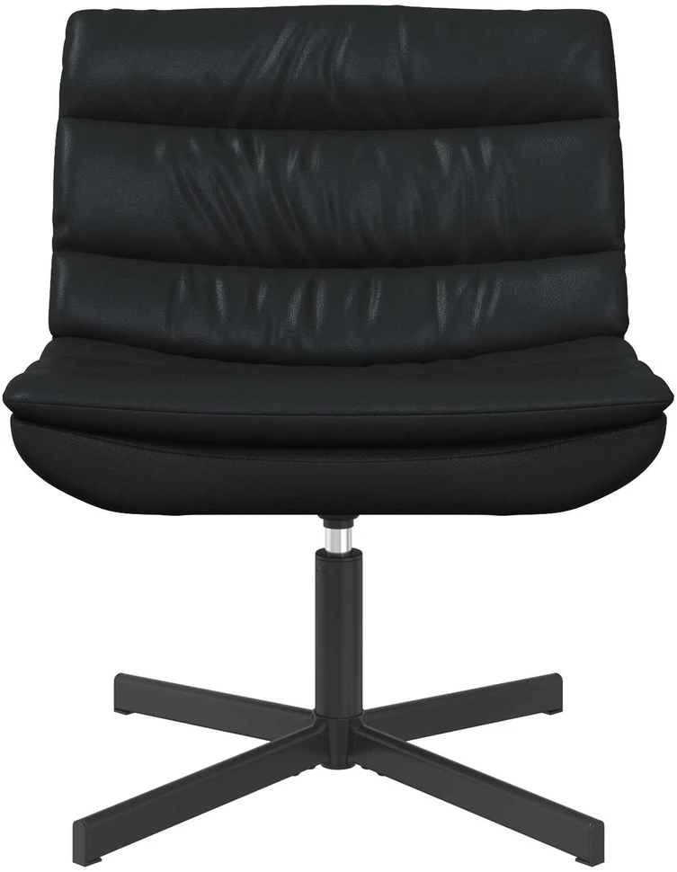 Fotelis Sukamasis krėslas Juoda 63 x 75 x 76 cm Blizgantis PU