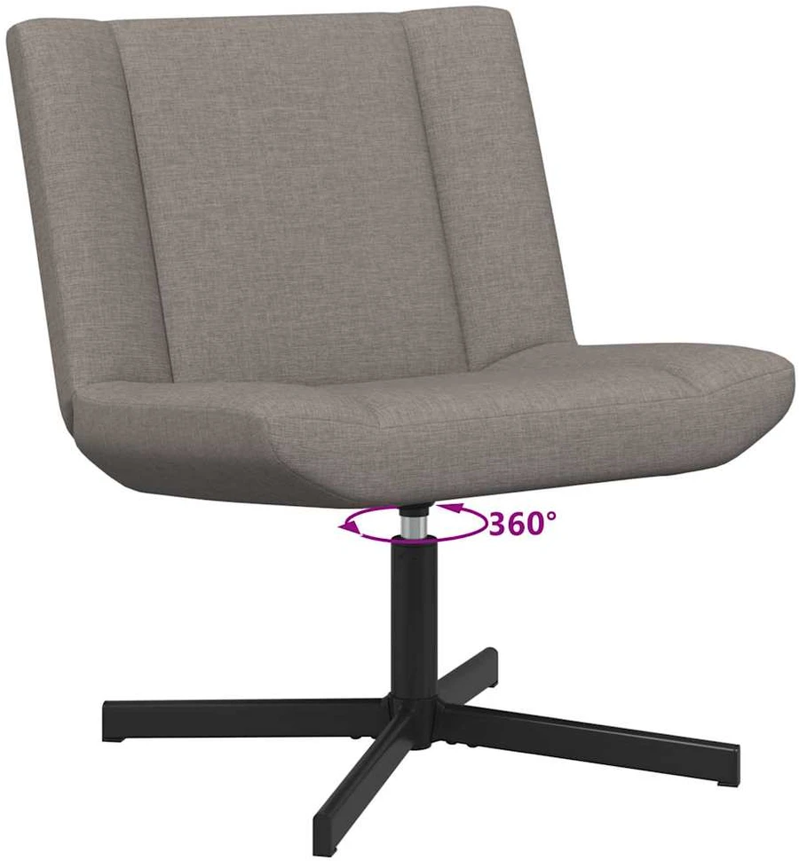 Sukamasis krėslas Taupe 63 x 75 x 76 cm audinys