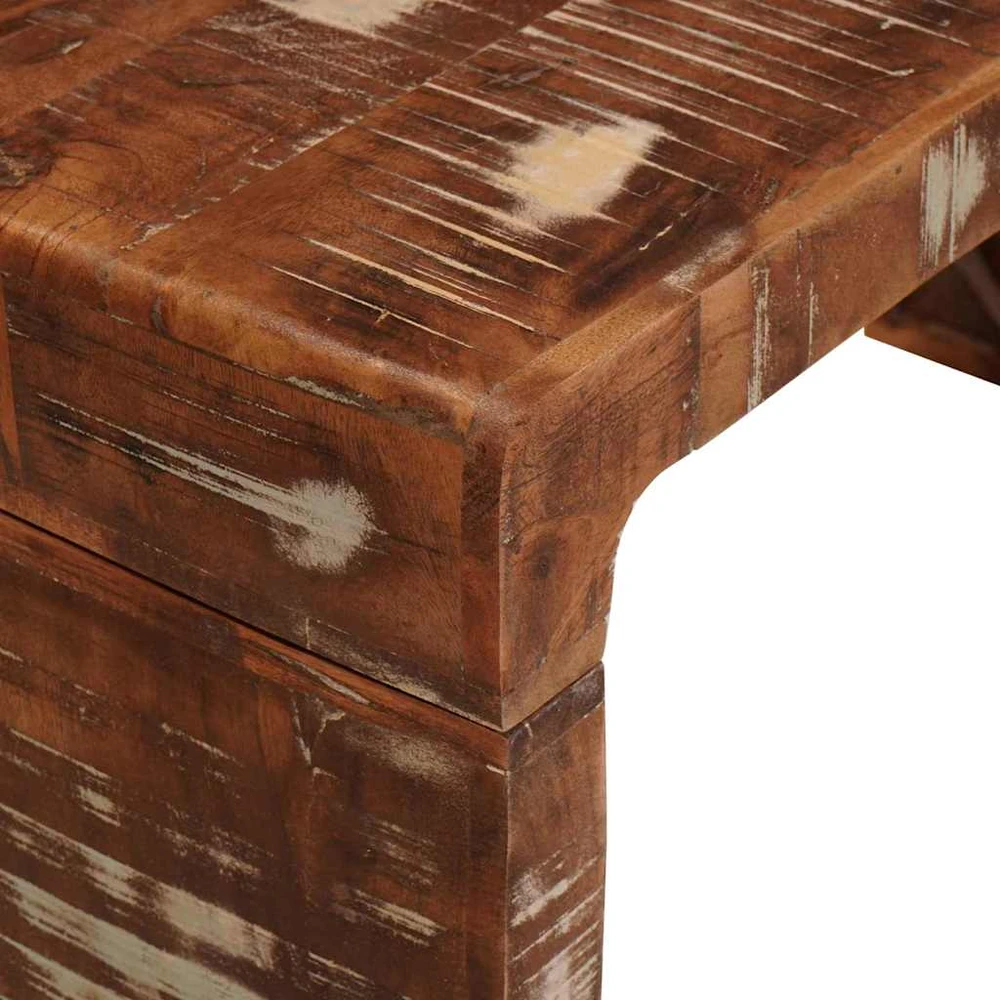 Suklijuotas stalas 3 vnt. Ruda 82 x 40 x 46 cm
