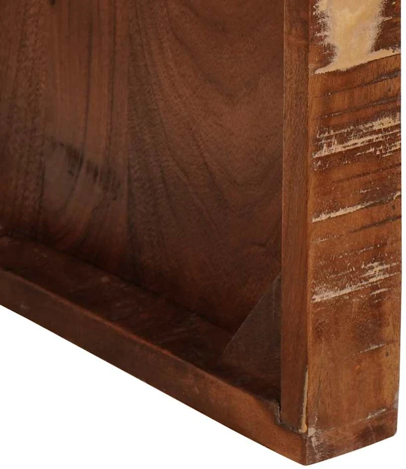 Suklijuotas stalas 3 vnt. Ruda 82 x 40 x 46 cm