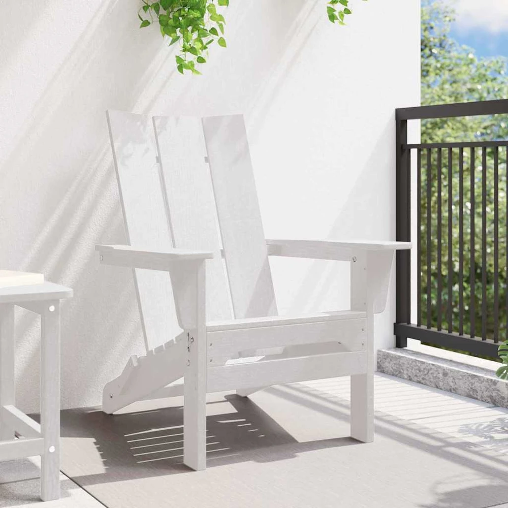 Sulankstoma Adirondack kėdė Balta 80,5 x 74,5 x 92 cm HDPE