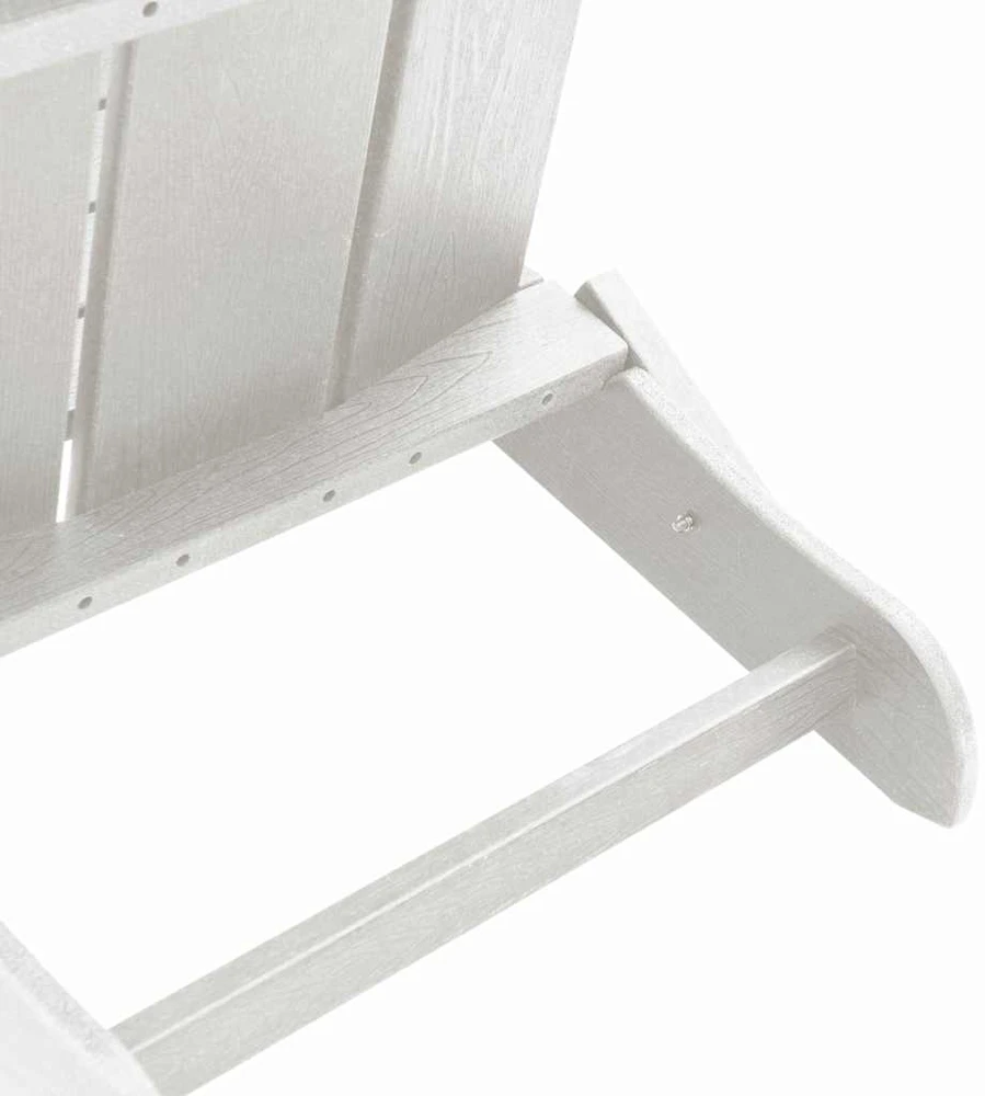 Sulankstoma Adirondack kėdė Balta 80,5 x 74,5 x 92 cm HDPE