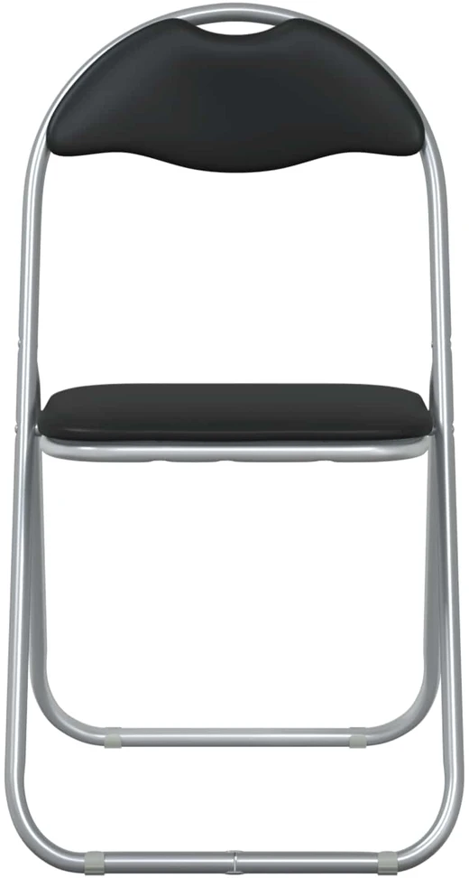 Sulankstoma kėdė 2 pcs Juoda ir pilka 48 x 43,5 x 81 cm