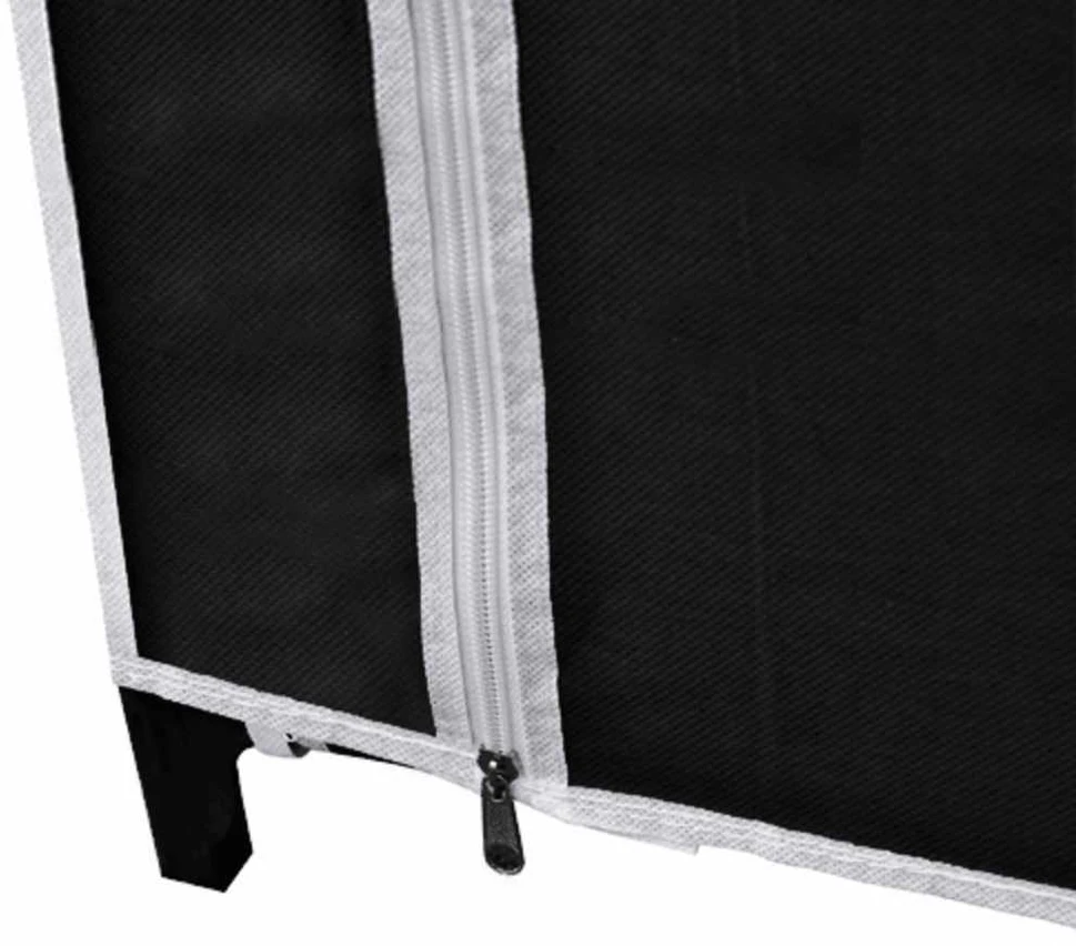 Sulankstoma spinta, juoda, 110 x 45 x 175 cm