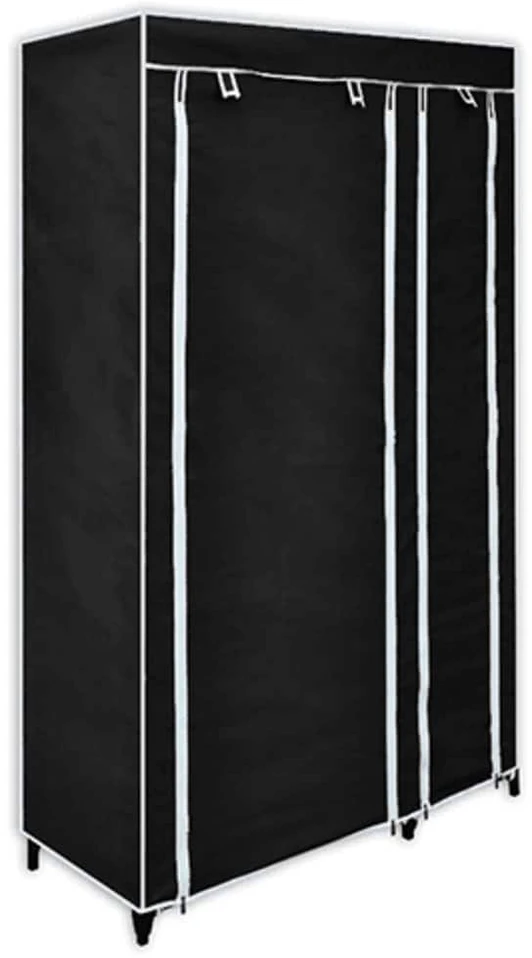 Sulankstoma spinta, juoda, 110 x 45 x 175 cm