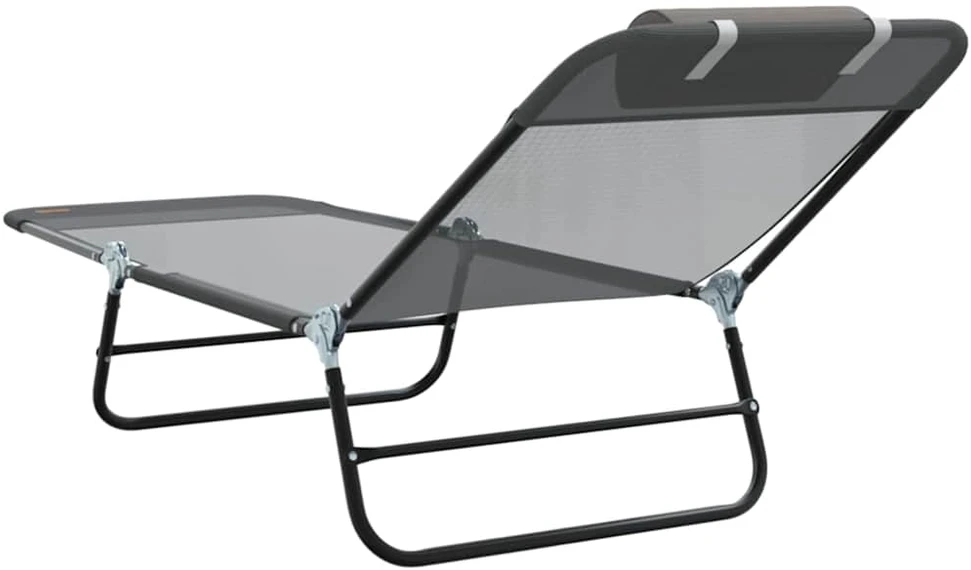 Sulankstomas gultas Pilka 182 x 55 x 85,5 cm Tekstilenas