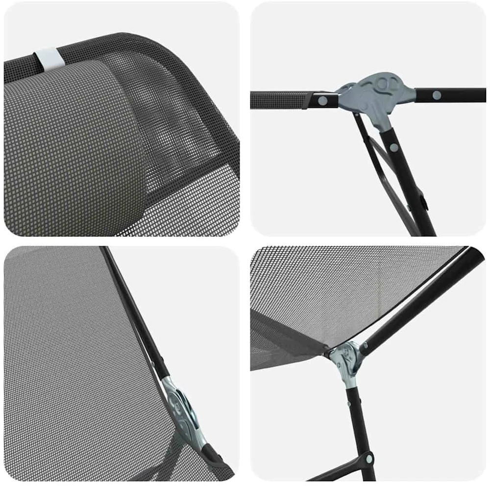Sulankstomas gultas Pilka 182 x 55 x 85,5 cm Tekstilenas