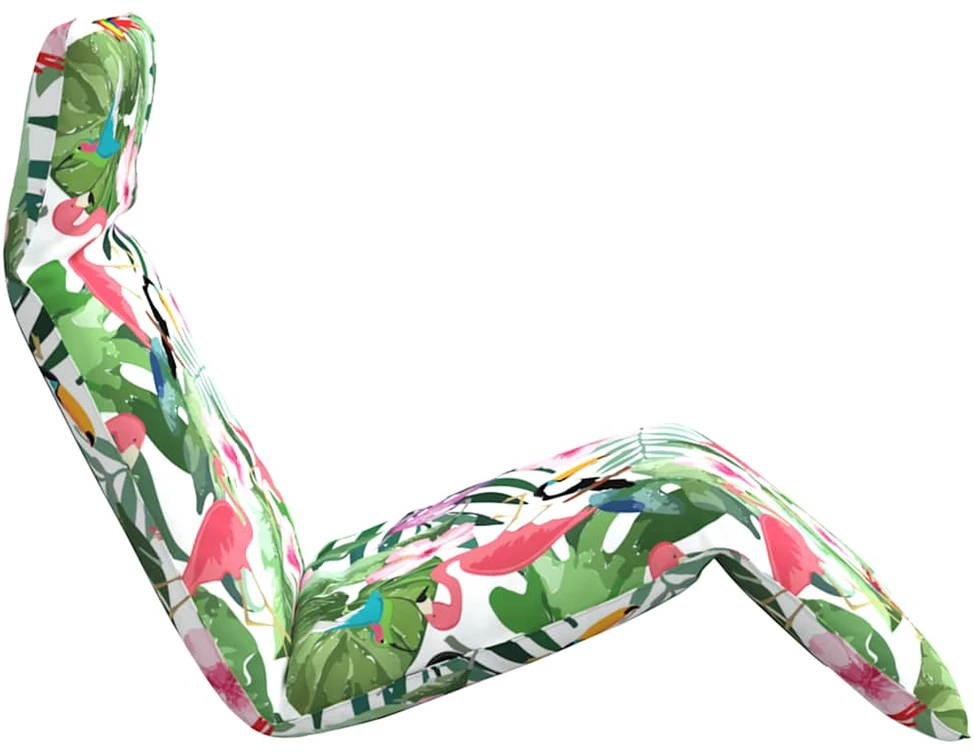 Sulankstomas saulės gultas, įvairiaspalvis, 175x54x8,5 cm, oksfordo audinys
