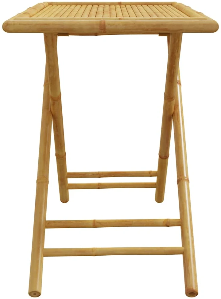 Sulankstomas sodo stalas, 110x55x75cm, bambukas