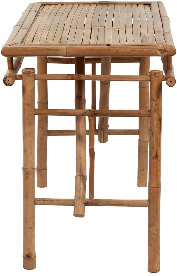 Sulankstomas sodo stalas, 115x50x75cm, bambukas