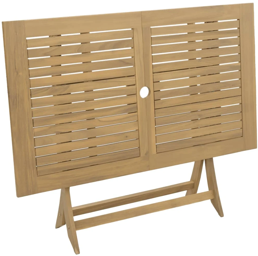 Sulankstomas sodo stalas, 120x70x75cm, akacijos masyvas