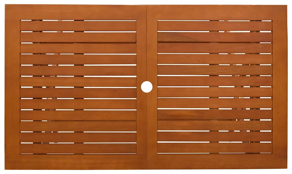 Sulankstomas sodo stalas, 120x70x75cm, eukalipto masyvas