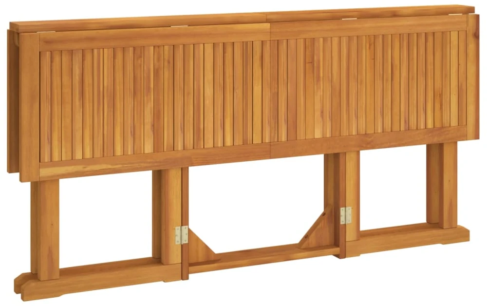 Sulankstomas sodo stalas, 150x90x75cm, tikmedžio masyvas