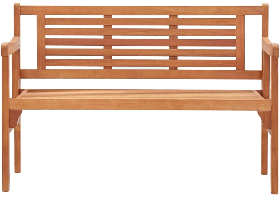 Sulankstomas sodo suoliukas, 120cm, eukalipto medienos masyvas