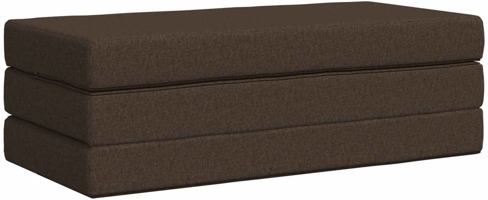 Čiužinys Sulankstomas Sofos Lova 120 x 67 x 45 cm Taupe