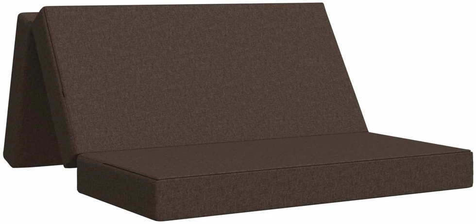 Čiužinys Sulankstomas Sofos Lova 120 x 67 x 45 cm Taupe