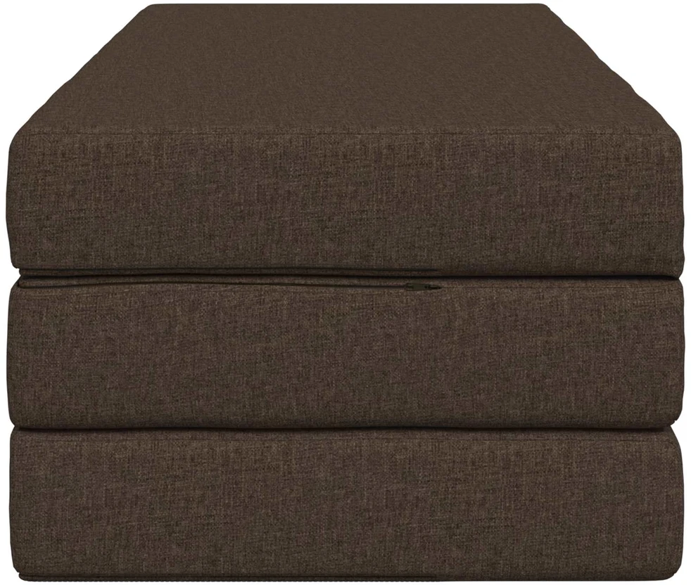 Čiužinys Sulankstomas Sofos Lova 120 x 67 x 45 cm Taupe