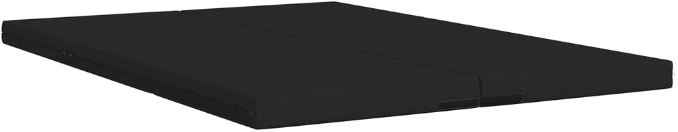 Čiužinys Sulankstomas Sofos Lova 140 x 67 x 15 cm Juoda