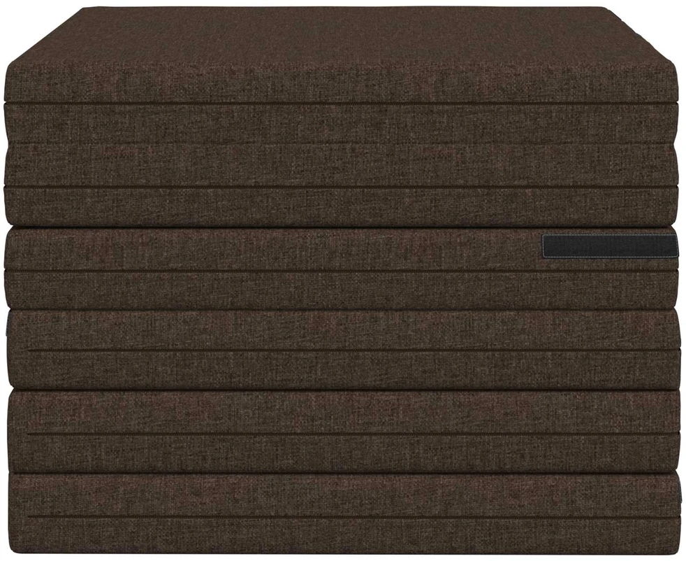 Čiužinys Sulankstomas Sofos Lova 140 x 67 x 15 cm Taupe