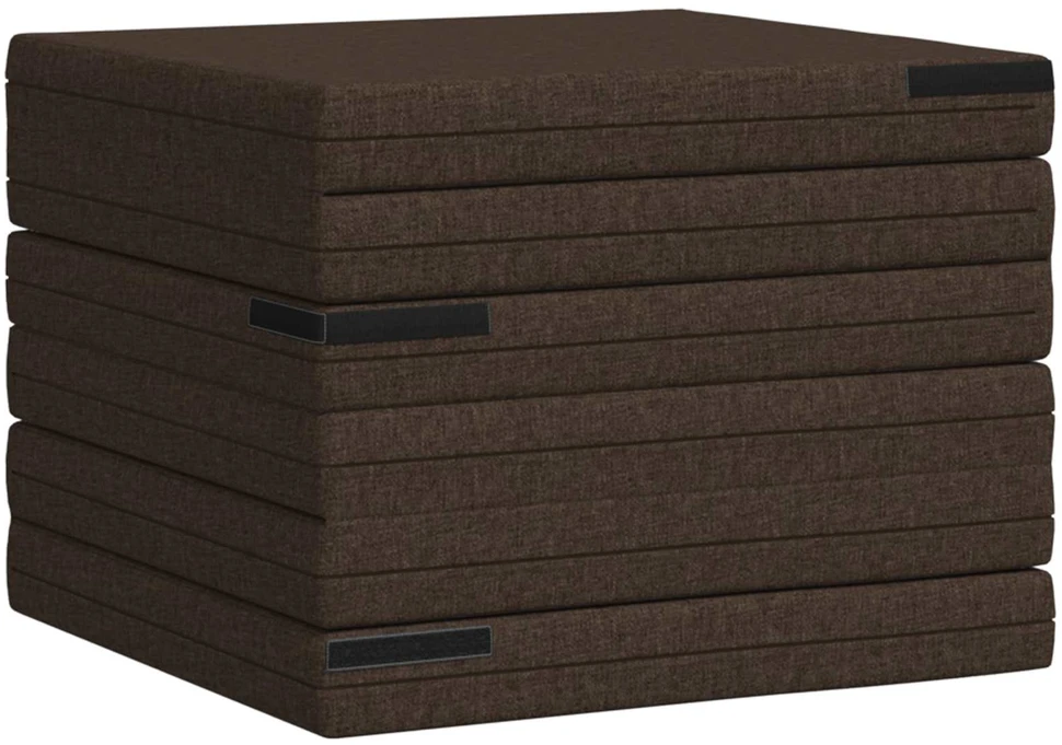 Čiužinys Sulankstomas Sofos Lova 140 x 67 x 15 cm Taupe