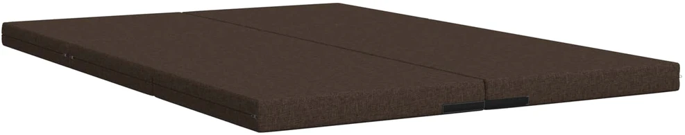 Čiužinys Sulankstomas Sofos Lova 140 x 67 x 15 cm Taupe