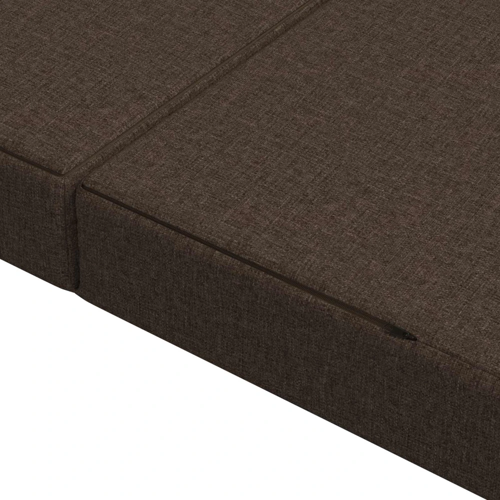 Čiužinys Sulankstomas Sofos Lova 140 x 67 x 45 cm Taupe